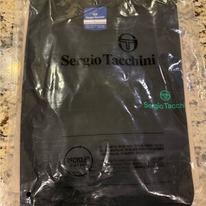 Sergio Tacchini Black Recycled Poly Bag